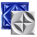 Ver imagem 7 de Conjunto 10 Formas 3d Gesso E Cimento Abs Azul 1mm Lindíssimo