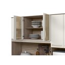 Ver imagem 5 de Kit Cozinha Fit 180 8 Portas Carvalho Nature/Off White Cristal - Nicioli