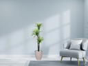 Ver imagem 2 de Planta Artificial Árvore Yucca 1,50m 3 Folhas Kit + Vaso S. Bege 30cm