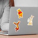 Ver imagem 2 de Cartela de Adesivos Decorativos Ursinho Pooh-Pequeno 20x30cm