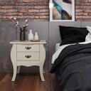 Ver imagem 1 de Bombê / Mesa de Cabeceira Pr Cor Off White