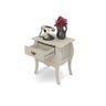 Bombê / Mesa de Cabeceira Pr Cor Off White - 4