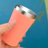 Mini Copo Térmico Tulipa de Cerveja Aço Inox 140ml Cor:verde - 5