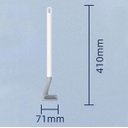 Ver imagem 4 de Escova Limpa Vaso Sanitário de Silicone com Cabide Gancho Auto Adesivo