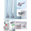 Ver imagem 2 de Escova Limpa Vaso Sanitário de Silicone com Cabide Gancho Auto Adesivo