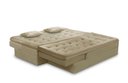 Ver imagem 3 de Sofá Cama King 5 Lugares 2,70m Amélia Suede