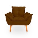 Ver imagem 1 de Poltrona Opala para Sala Confortável e Reforçada Suede