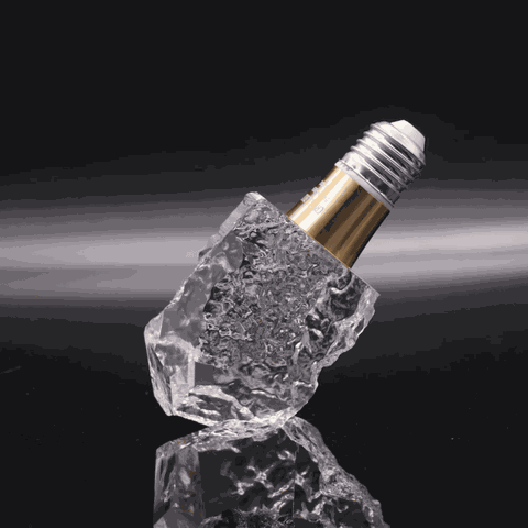 Lâmpada Filamento Cristal Led 5w 2700k Bivolt 14cm Ds9774 Delis
