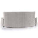 Ver imagem 3 de Sofá 4 Lugares Porto D07 230cm para Sala Living Veludo Creme - D’Rossi