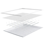 Painel de Led 24w Lys Quadrado Sobrepor 6500k Taschibra - 5