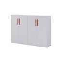Ver imagem 3 de Livreiro Flex Multiuso Horizontal ou Vertical com 4 Portas:branco