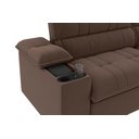 Ver imagem 2 de Sofá Stylus 2,10m Retrátil/reclinável com Porta Copos e Cooler Suede Marrom - Xflex Sofás