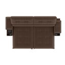 Ver imagem 7 de Sofá Stylus 2,10m Retrátil/reclinável com Porta Copos e Cooler Suede Marrom - Xflex Sofás