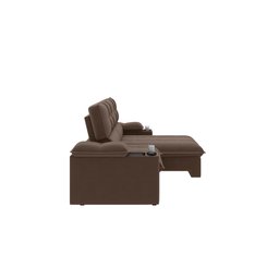 Sofá Stylus 2,10m Retrátil/reclinável com Porta Copos e Cooler Suede Marrom - Xflex Sofás - 6