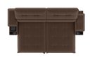 Ver imagem 7 de Sofá Stylus 2,10m Retrátil e Reclinável com Porta Copos e Cooler Suede Marrom - Xflex Sofás