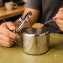 Ver imagem 3 de Açucareiro com Tampa e Colher Aço Inox 420ml para Mesa Top Rio Comercial