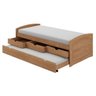 Bicama Solteiro 3 Gavetas em Madeira Maciça Ulli - 7