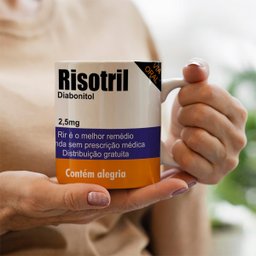 Caneca Risotril rir e o melhor remedio - 3