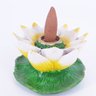 Incensário Para Incenso Cone Cascata Flor de Lótus - 10