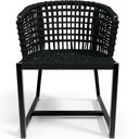 Ver imagem 5 de Cadeira Decorativa Para Área Gourmet Cozinha Varanda Corda Náutica Belize D04 Preto - Lyam Decor
