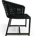 Ver imagem 6 de Cadeira Decorativa Para Área Gourmet Cozinha Varanda Corda Náutica Belize D04 Preto - Lyam Decor