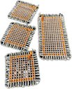 Ver imagem 1 de Kit 4 Peças Descanso de Panela Esteira Sisal Laranja