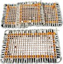 Ver imagem 2 de Kit 4 Peças Descanso de Panela Esteira Sisal Laranja