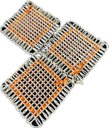 Ver imagem 4 de Kit 4 Peças Descanso de Panela Esteira Sisal Laranja