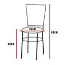 Ver imagem 5 de Conjunto Mesa Cinza 70x70cm Tampo Pinus com 4 Cadeiras Epoxi