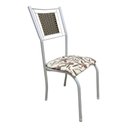 Ver imagem 4 de Kit 4 Cadeira Belize Jantar Assento Estofado Tecido Corino