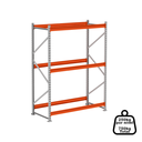 Ver imagem 2 de Mini Porta Pallet Inicial 250kg com 3 Longarinas 2,00 X 1,20 X 0,60 sem Bandeja - Ultra Móveis