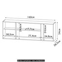 Ver imagem 4 de Armário de Cozinha Aéreo 160cm com 4 Portas Nevada Cinza - Lumil