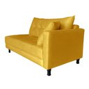 Ver imagem 3 de Recamier Charmy 1,40m Suede Mostarda - Dominic Decor