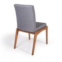 Ver imagem 2 de Cadeira de Jantar Estofada Sara - Cinza Escuro