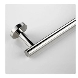 Kit Acessórios para Banheiro Aço Inox Acabamento Redondo Cromado 4 Peças - 3