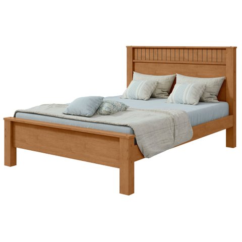 Cama Casal Athenas - Lopas Amendoa Clean