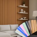 Ver imagem 1 de Kit 30 Unidades - Revestimento Ripado Placa Mdf Painel Decorativo 45 X 11 Cm: Preto