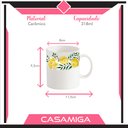 Ver imagem 2 de Conjunto 4 Canecas Chá Cerâmica Alice 318ml Amarelo