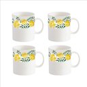 Ver imagem 1 de Conjunto 4 Canecas Chá Cerâmica Alice 318ml Amarelo