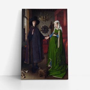 Quadro Jan Van Eyck o Casal Arnolfini Canvas 60x40cm