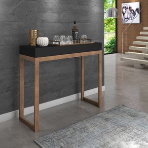Aparador Mesa Cantinho do Café Decorativo Planalto 90 - Preto