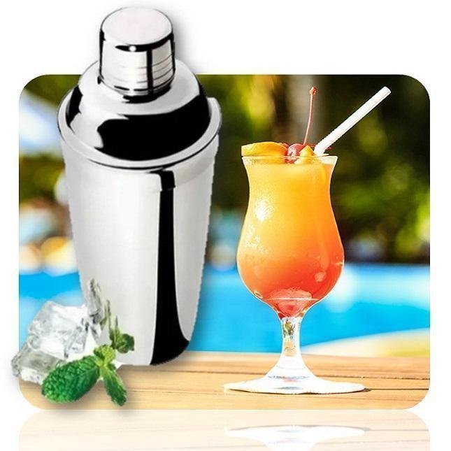 Kit Bartender Coqueteleira Inox com Dosador Drink Caipirinha - 5