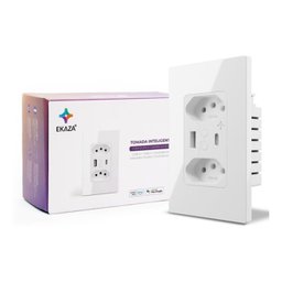 Tomada Dupla 10a + 1a1c Ekac-t217 - 8