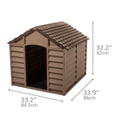 Ver imagem 2 de Casinha para Cachorro Extra Grande Anti Uv Impermeável Fácil Montagem Starplast