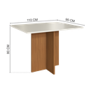 Ver mais imagens de Conjunto Sala de Jantar Fidelitá Itália 110cm com 4 Cadeiras