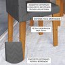 Conjunto Sala de Jantar Fidelitá Itália 110cm com 4 Cadeiras - 3