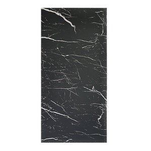 Papel de Parede Adesivo Placa 3d Pvc Marmorizado Mármore Cor:mármore Preto;tamanho:30x60cm