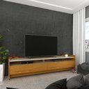 Ver imagem 1 de Rack para TV Sublime 180 com Rodízios Naturale Off White - Gelius