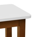 Ver imagem 6 de Banco Sapateira Viena Madeira Maciça - Amêndoa - Assento Branco Madeira