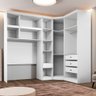 Guarda Roupa Modulado Solteiro Safira 007 em Mdf com 7 Portas e 4 Gavetas - 3